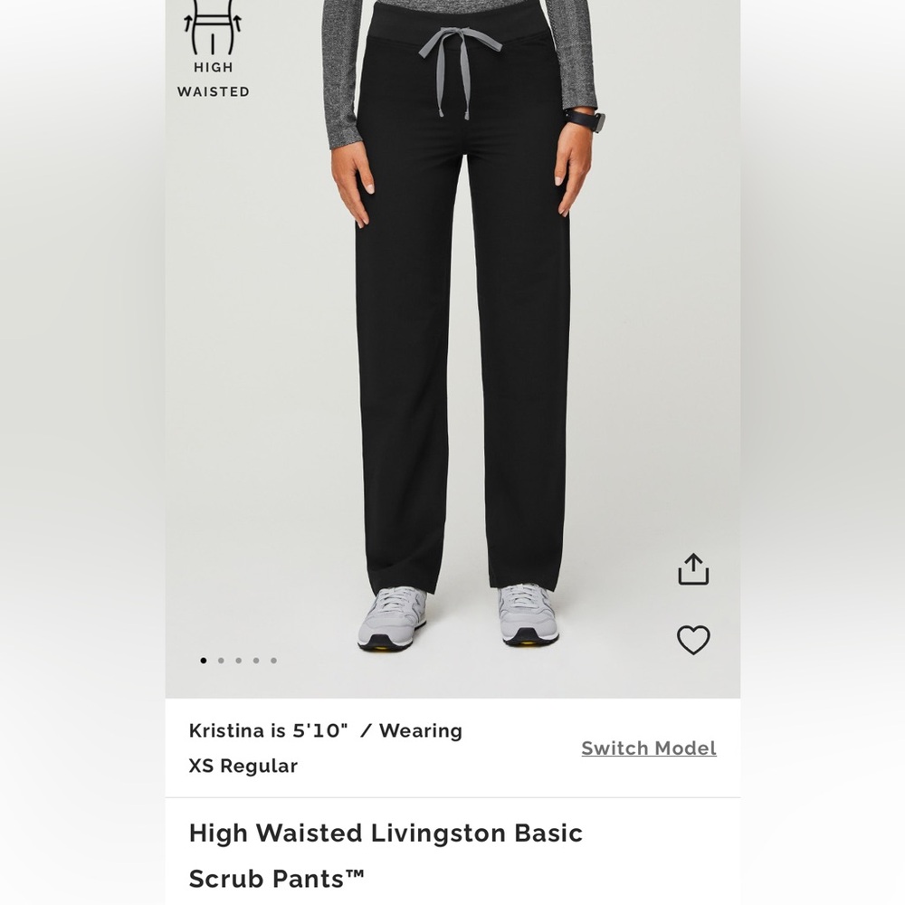 Figs high waisted Livingston scrub pant